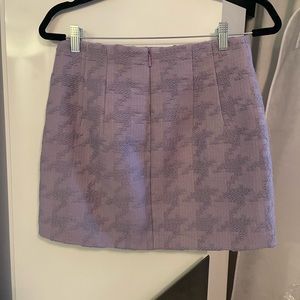 Lilac mango tweed cotton skirt